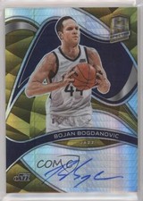 2021-22 Panini Spectra Signatures Asia Gold Prizm 3/3 Bojan Bogdanovic Auto 7y2