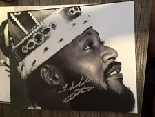 WWF WWE HOF Thunderbolt Patterson Signed Wrestling Photo 8x10