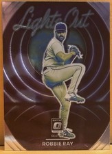 2022 Panini Donruss Optic Robbie Ray Lights Out Insert Seattle Mariners Lo-8
