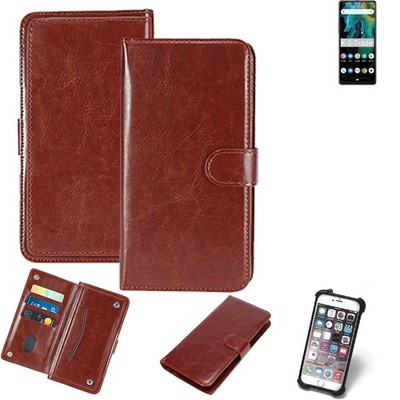 Handy Hülle für Cubot Max 3 Flip Case Schutzhülle Klapp Tasche Book Case Cove
