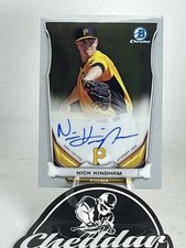 NICK KINGHAM PITTSBURGH PIRATES 2014 BOWMAN CHROME AUTO