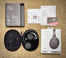Sony WH-1000XM4 Over-The-Ear Wireless Noise-Cancelling Stereo Headphones - Black