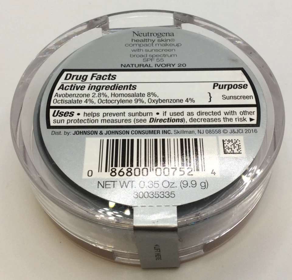 Neutrogena Healthy Skin Compact Foundation Makeup 20 Natural Ivory (EXPIRED) - Image 2 of 2