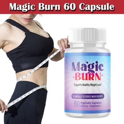 Magic Burn Advanced Energy & Fitness Supplement MagicBurn 60 Capsules NEW