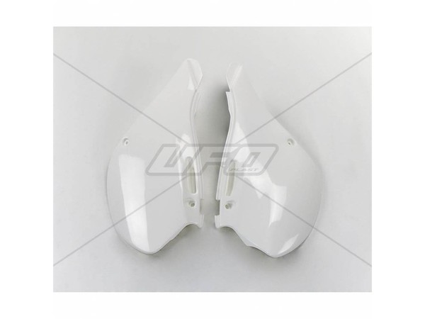 Kawasaki KX 125 / KX 250-99/02 - Paar Seitenplatten UFO Weiß - KA03721-047-image
