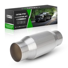 Universal High Flow Front Catalytic Converter 3 Inch Inletoutlet Direct-fit
