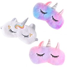 Sleep Mask for Kids Girls,3Pack,Unicorn Sleep Mask,Cute Animal Eye Mask for P...