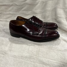 Mens Cole Haan Dress Shoes Size 10D Brown Leather K089