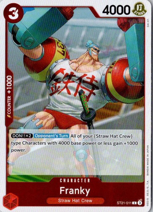 Franky C Foil Starter Deck EX: Gear 5 ST21-011 NM