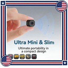4K Wireless Mini Security Camera Night Vision Motion Detect Smart Home Cam