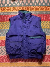 Vintage Wear Guard puffer vest Utility Hidden Pockets Outdoor Camp Hunt