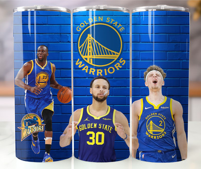 Warriors Basketball 20oz Stainless Steel Tumbler   Team Spirit Curry Fan Cup
