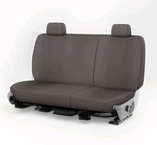 For Toyota Tacoma 16-23 Seatsaver Polycotton 2nd Row Gray Custom Seat Covers