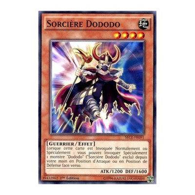 Yu-Gi-Oh TCG SECE-FR091 C Hexe Dodo Die Geheimnisse der Ewigkeit