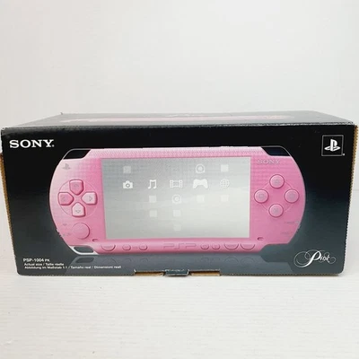 PSP-1004 Pink Rosa Completa Bundle UMD P!NK Sony PlayStation Portable Rara