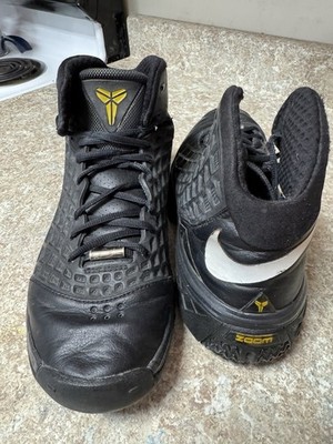 Nike Kobe 3 Orca Triple Black 2008 Size 9.5 318090-012 USA Protro Lakers La