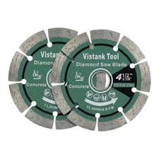 Diamond Blade for Angle Grinder 2-Pack 4.5 Inch, Cutting Discs 4 1/2 Inch,