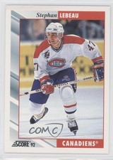 1992-93 Score Stephan Lebeau #246 0s5