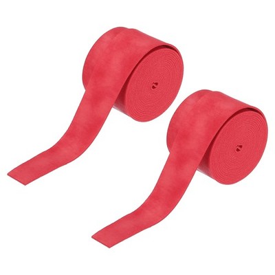 2pcs Drum Stick Tape Drumstick Grips Anti Slip 1'' Width 43'' Red