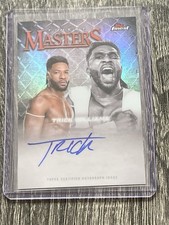 2025 Topps Finest WWE Trick Williams Masters On Card Auto Refractor #FM-WIL