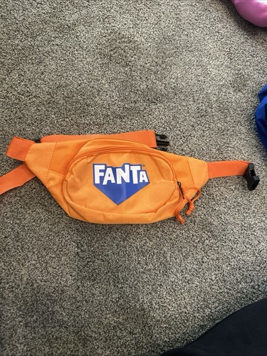 Fanta Orange Fanny Pack Buckle Snap *NEW Without Tags Double Pockets