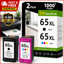 65XL Ink Cartridge For HP 65 Deskjet 2652 2655 3752 3755 ENVY 5032 5010 5055