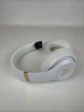 Beats Studio3 Wireless Headphones White Gold FOR PARTS Broken Headband