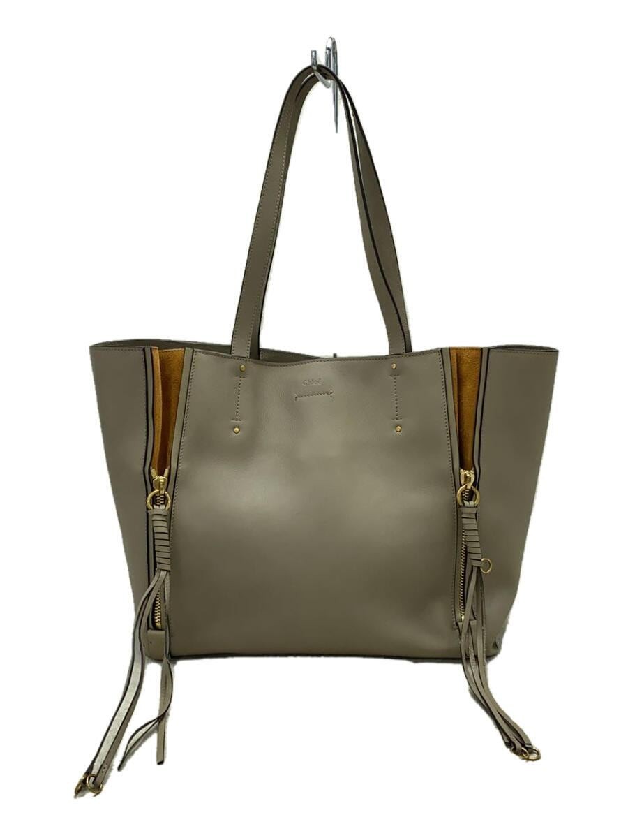 Chloe KHK genuine leather tote bag in classic design
