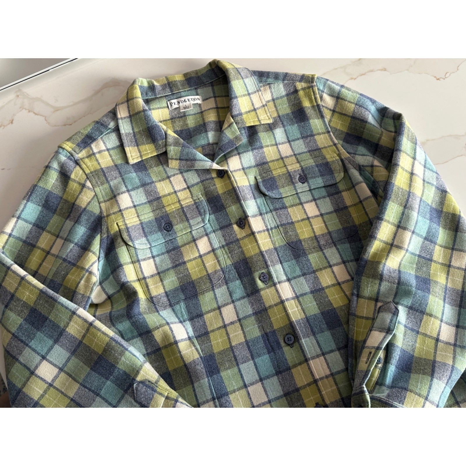Pendelton Wool Button Up FlannelShirt - image 5