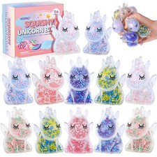 Fidget Stress Balls 12 Pack - Stress Relief Squeeze Balls for Kids Adults