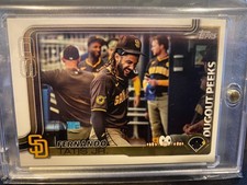2025 Topps Series 1 Celebration Fernando Tatis Jr Dugout Peeks SSP #DP-12 Padres