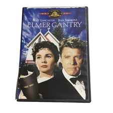 Elmer Gantry DVD Widescreen MGM Drama Burt Lancaster Jean Simmons NR