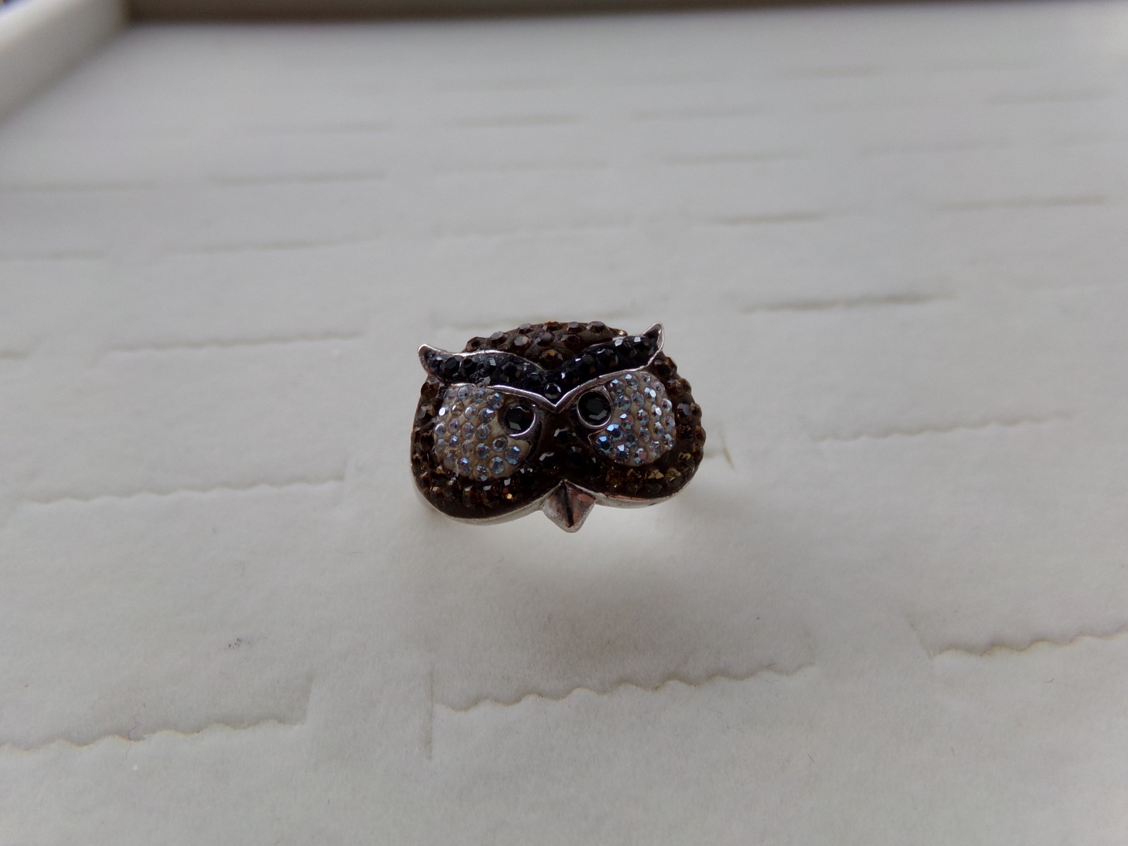 Wise Owl Solid Sterling Silver 925 Ring Size 7.25 - image 6
