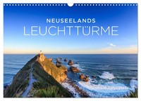 "Calendar 2027 · US Version · New Zealand Lighthouses (Wall Calendar 2027 17\" × 1"