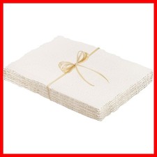 5 x 7 Handmade Cotton Watercolor Paper - 25 Sheets, 300 GSM, Textured Finish