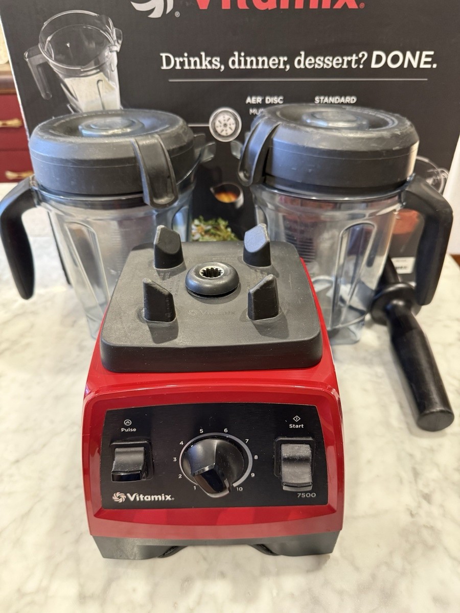 Vitamix 5000 ブレンダー レッド 64オンス RED Vitamix 7500 10-Speed Blender - With Extra 64oz Container | eBay