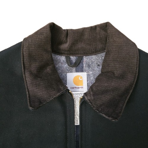 Carhartt Detroit Blanket Lined Jacket J01 BLK Regular EMBROIDERED black 46 NWOT - Picture 6 of 11