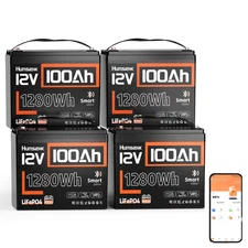 12V/36V/48V 100Ah LiFePO4 Lithium Battery Golf Carts Marine Solar RV Off-Grid