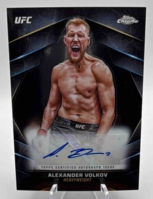 2024 Topps Chrome UFC Alexander Volkov Veteran Auto #CVA-AVO