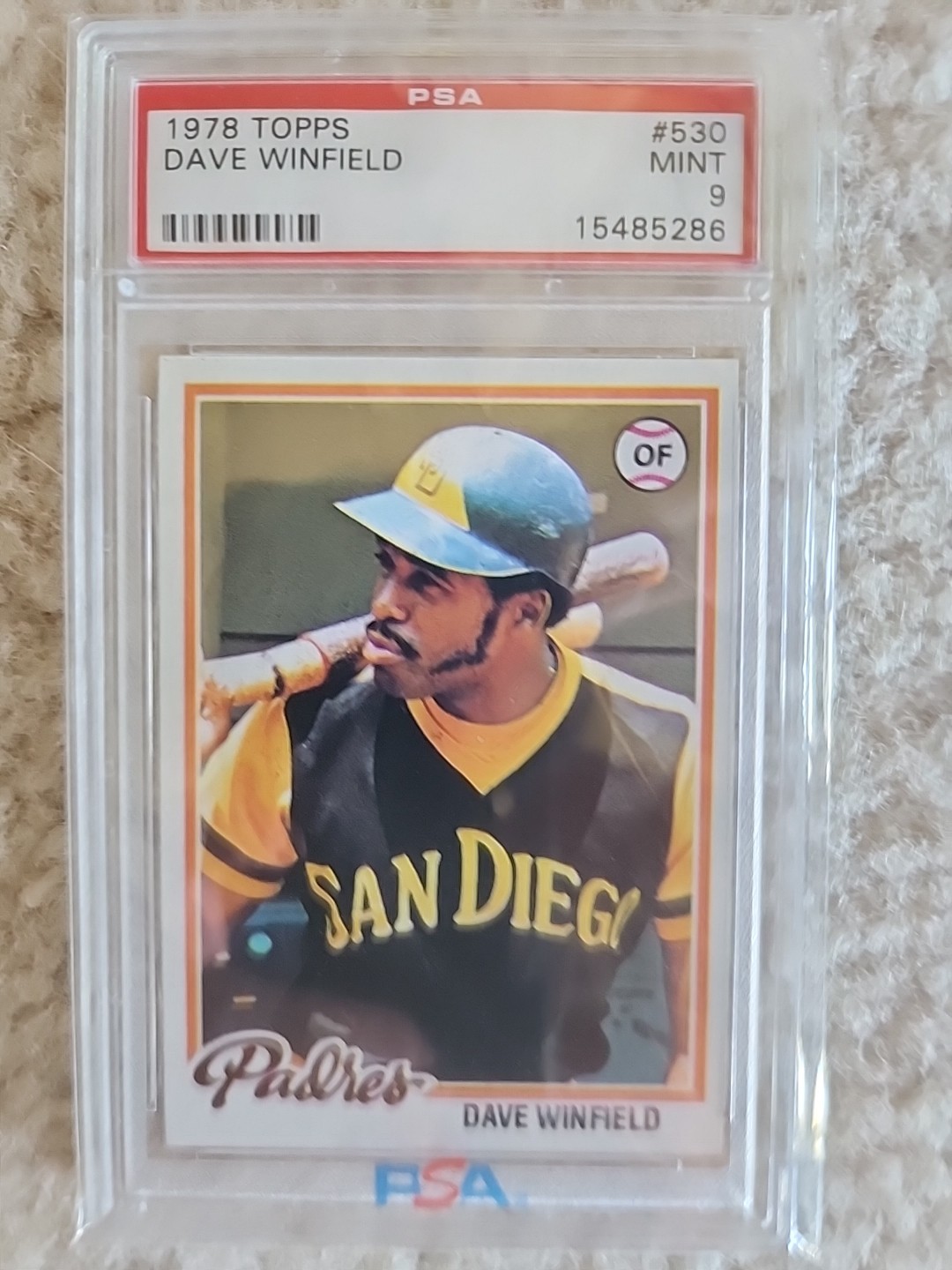 1978 Topps #530 Dave Winfield PADRES HOF PSA 9 MINT Classic Card!