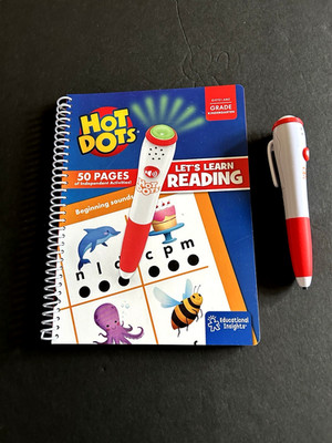 Educational Insights- Hot Dots- Let's Learn Reading- Pen & Book