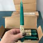 12 Vintage Green Forget Me Not American Greetings Dinner Taper 8” Candle Sticks