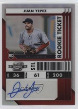 2022 Chronicles Contenders Rookie Ticket Optic Holo Prizm Juan Yepez Auto 05gr