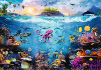 Puzzle (13500 T.) Abtauchen In Das Unterwasserparadies (Trefl Puzzle) Neu/Ovp