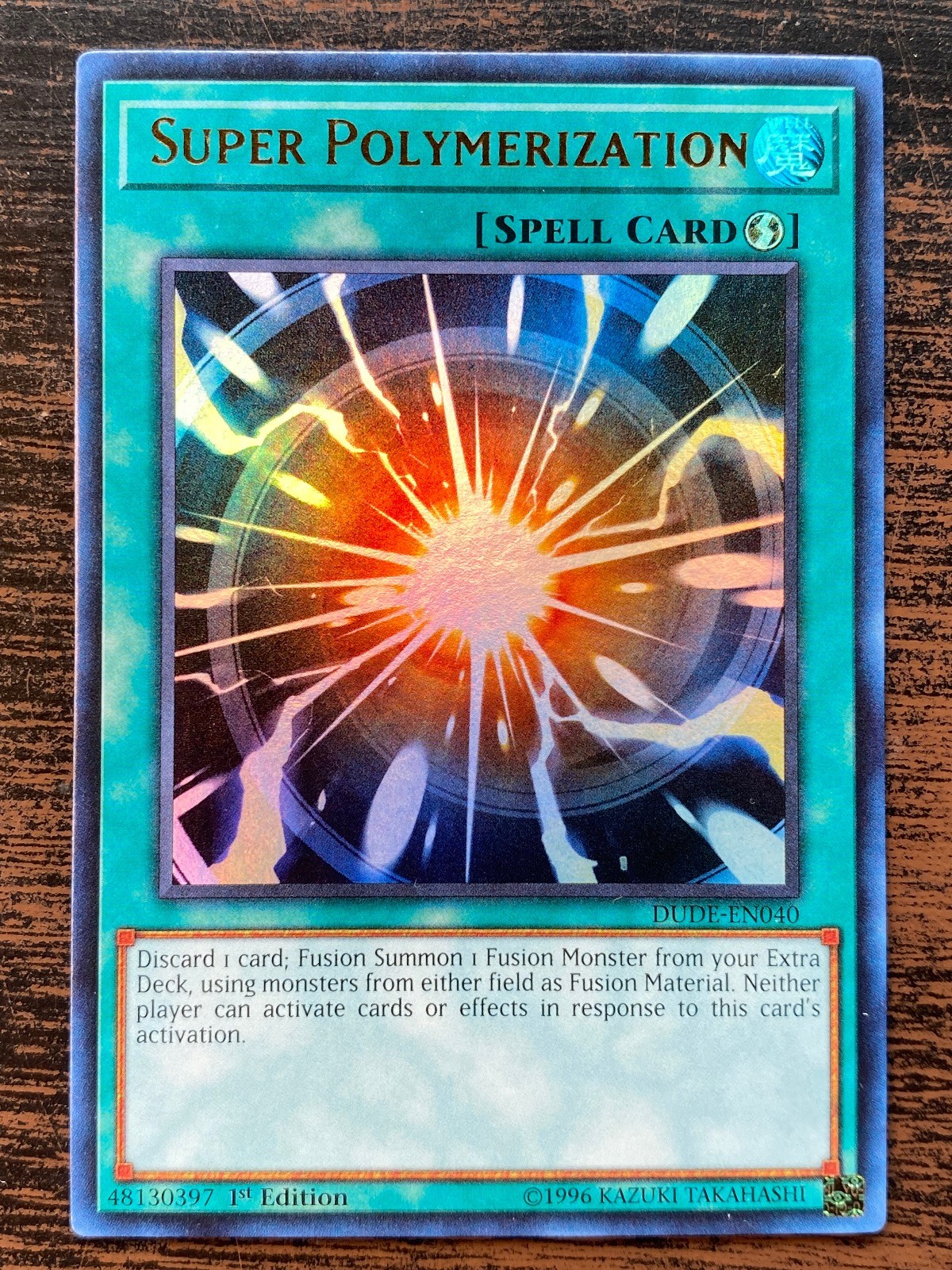 Super Polymerization DUDE-EN040 Duel Devastator Yu-Gi-Oh 1st Edition NM+