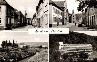 Ak Nussloch Nußloch Baden Württemberg, Am Leimbach, Haus... - 4249935
