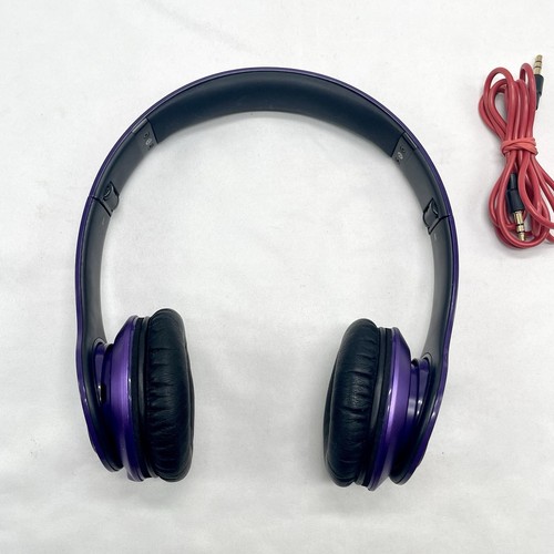 Beats by Dr. Dre Solo HD On Ear Kopfhörer - Lila mit Audiokabel - Bild 3 von 7