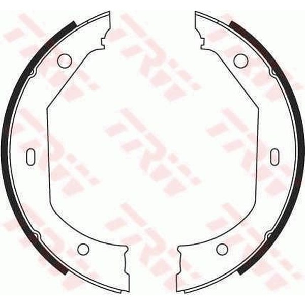 TRW GS8656 Bremsbackensatz, Feststellbremse-image