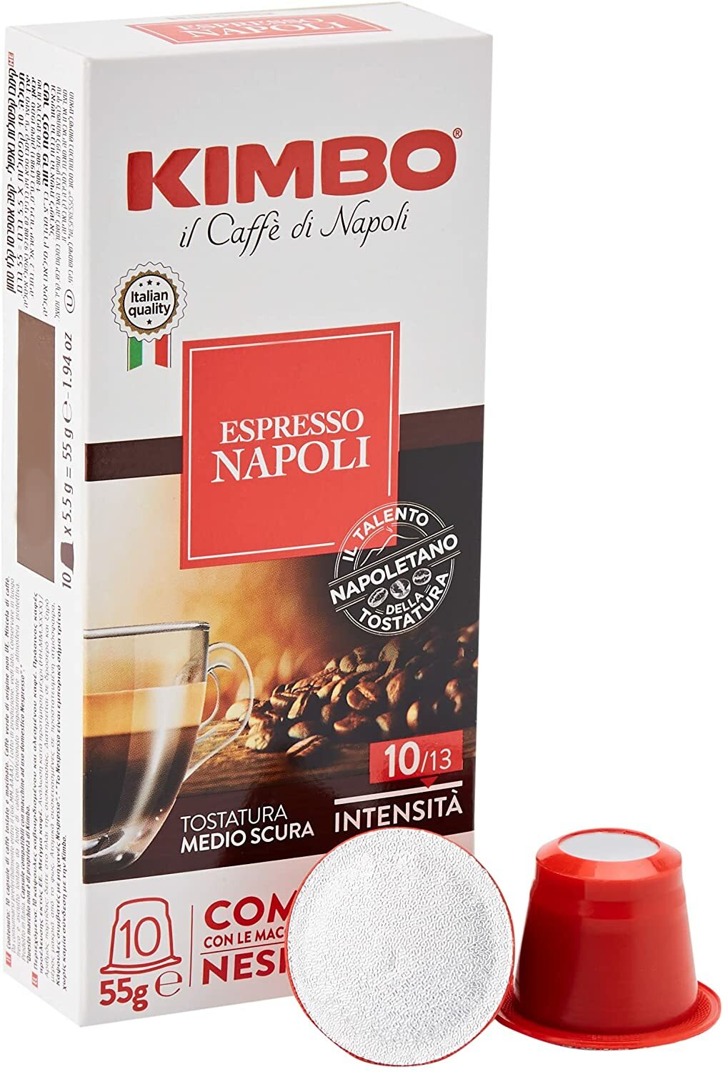 600 Capsules Café Kimbo Mélange Naples Compatibles Système Nespresso — free download
