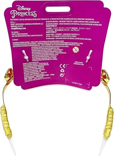 Disfraz de Rapunzel enredada de la tienda Disney tiara de metal con peines laterales Foto 4 de 4